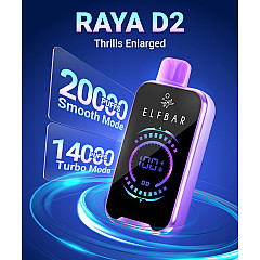 Elf Bar - Raya D2 20000 Puff Tek Kullanımlık Elektronik Sigara - En Uygun Fiyatlı Orijinal Ürün