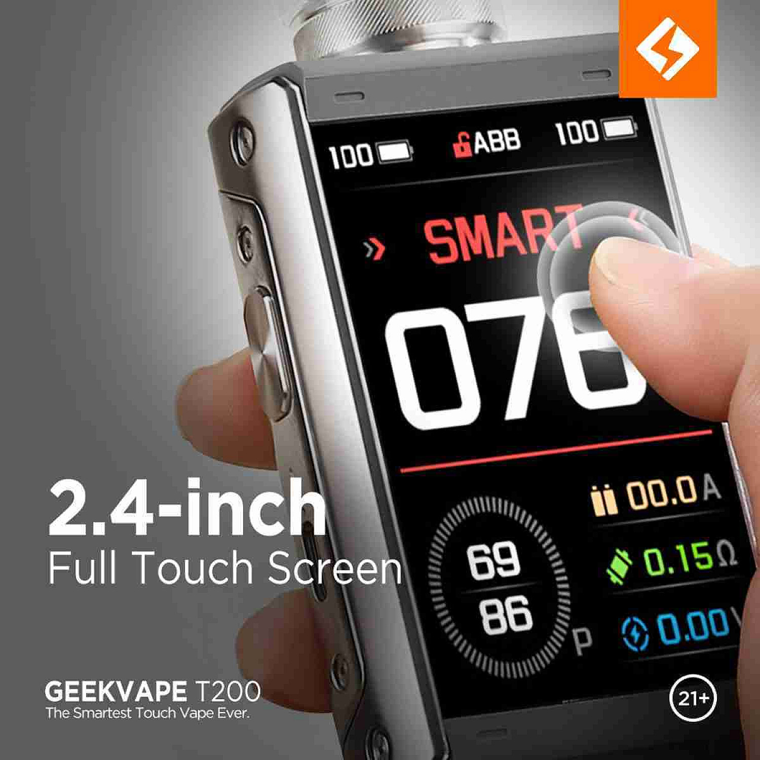 Geekvape T200 (Aegis Touch) 200 w Mod