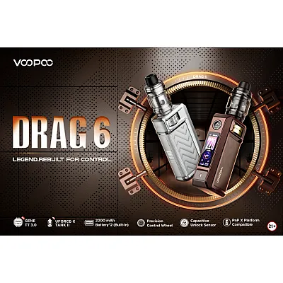Voopoo - Drag 6 4400 Mah Elektronik Sigara