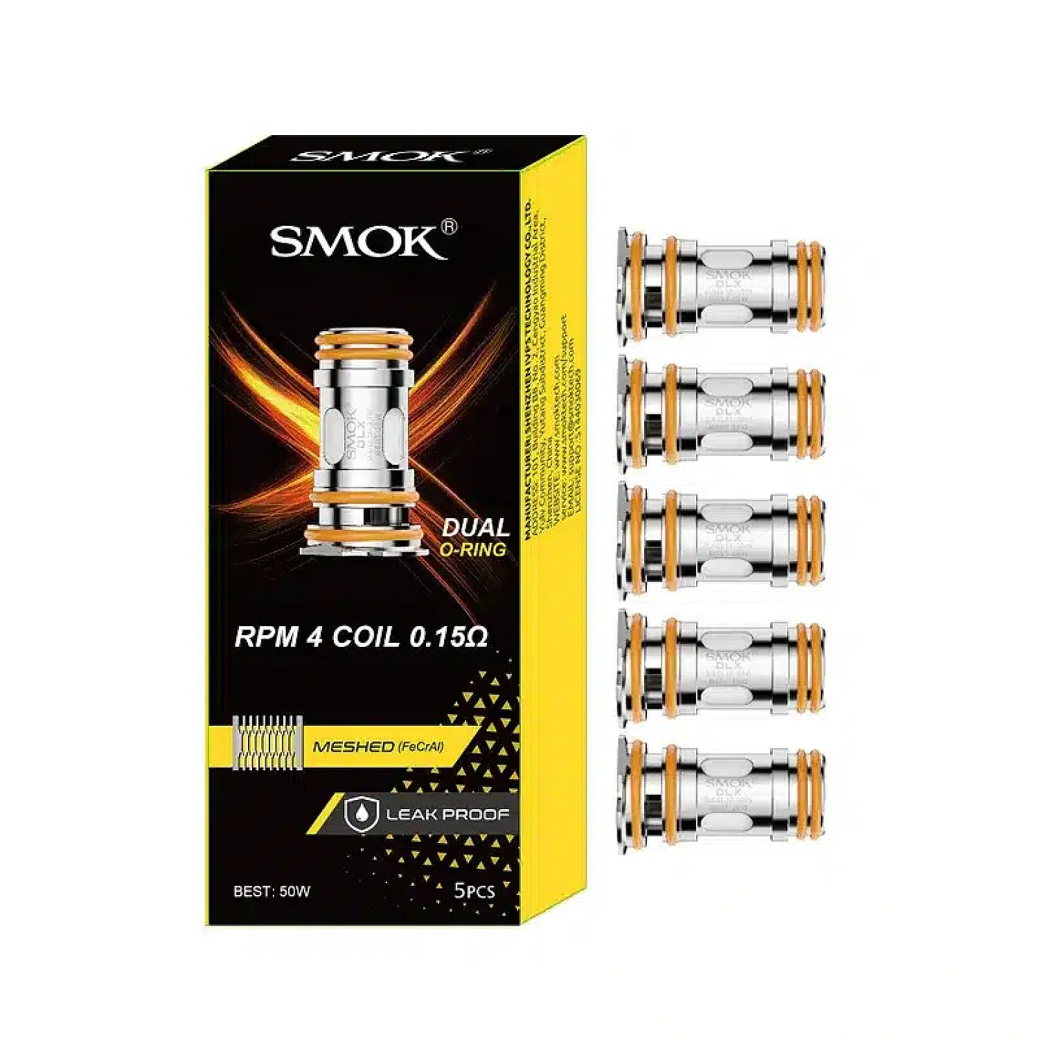 Smok - Rpm 4 coil (5'li Paket)