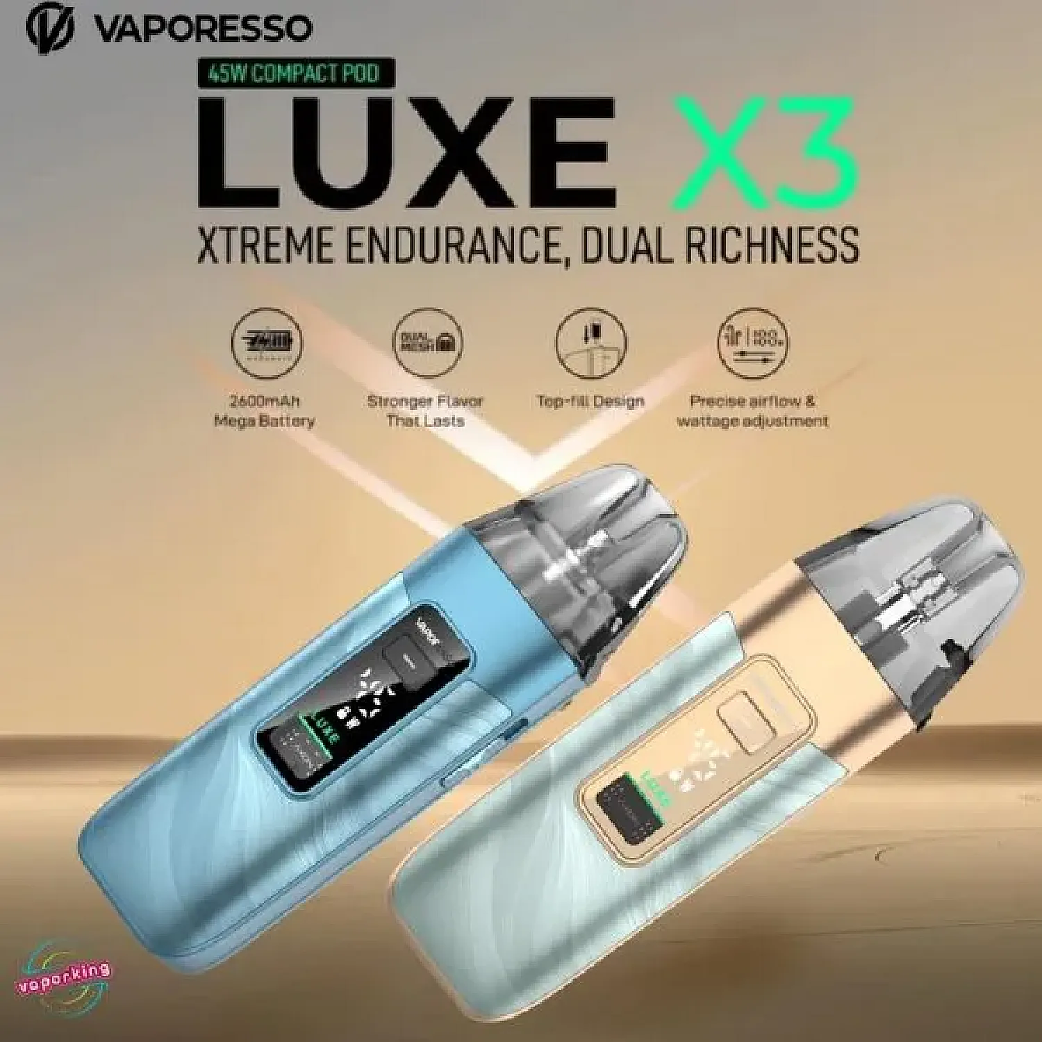 Vaporesso - Luxe X3 2600 Mah Pod Mod Elektronik Sigara