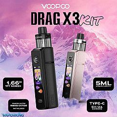 Voopoo - Drag X3 Elektronik Sigara - En Uygun Fiyatlı Orijinal Ürün