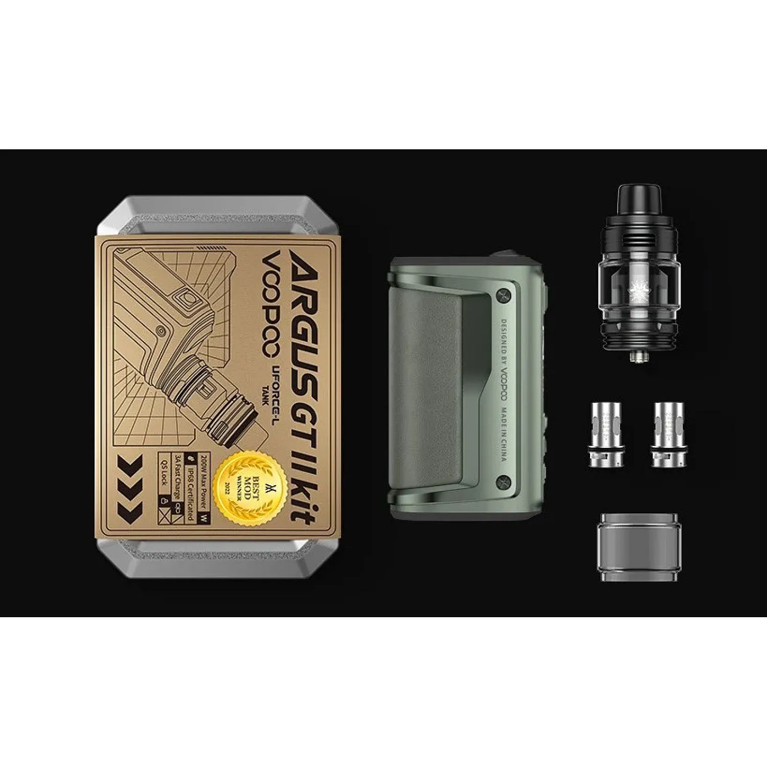 Voopoo - Argus GT 2 Uforce-L 200 W Elektronik Sigara - En Uygun Fiyatlı Orijinal Ürün