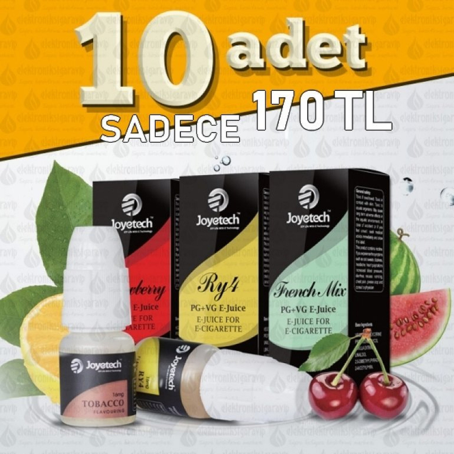 10 Adet 30 ML Joyetech Elektronik Sigara Likiti Kampanyası