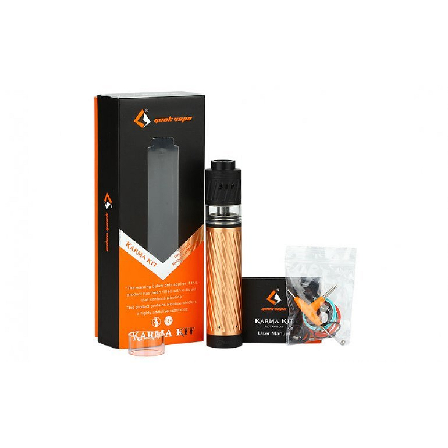 (Clone) Geek Vape KARMA Mekanik Mod Elektronik Sigara Kit - En Uygun Fiyatlı Orijinal Ürün