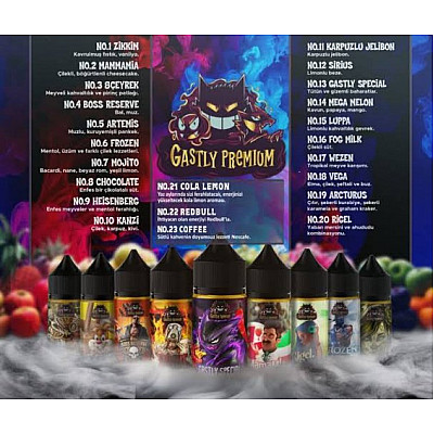 (DL) Gastly Premium 5 Adet 30 ml Likit Kampanyası