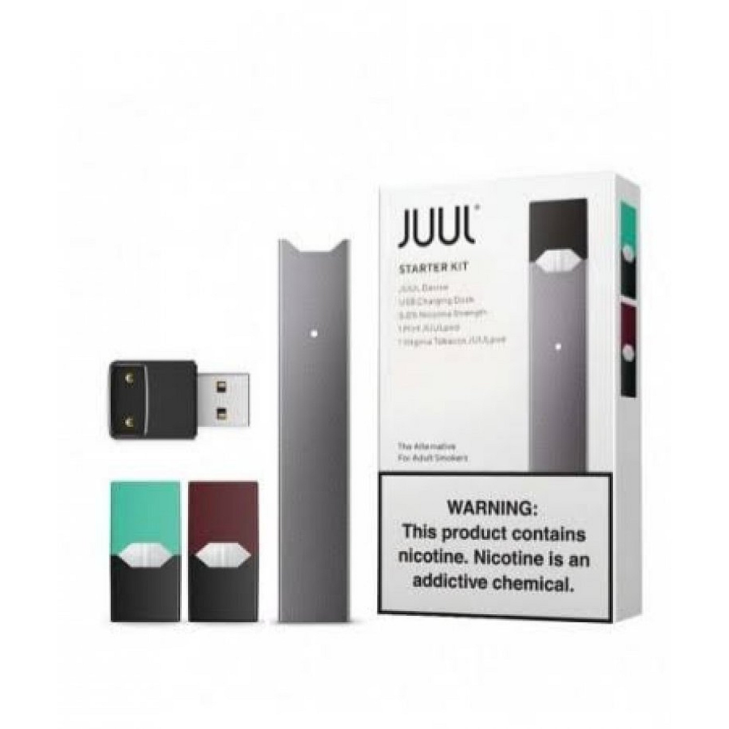 JUUL - Pod Mod Elektronik Sigara Kit (4 Kartuşlu) - En Uygun Fiyatlı Orijinal Ürün