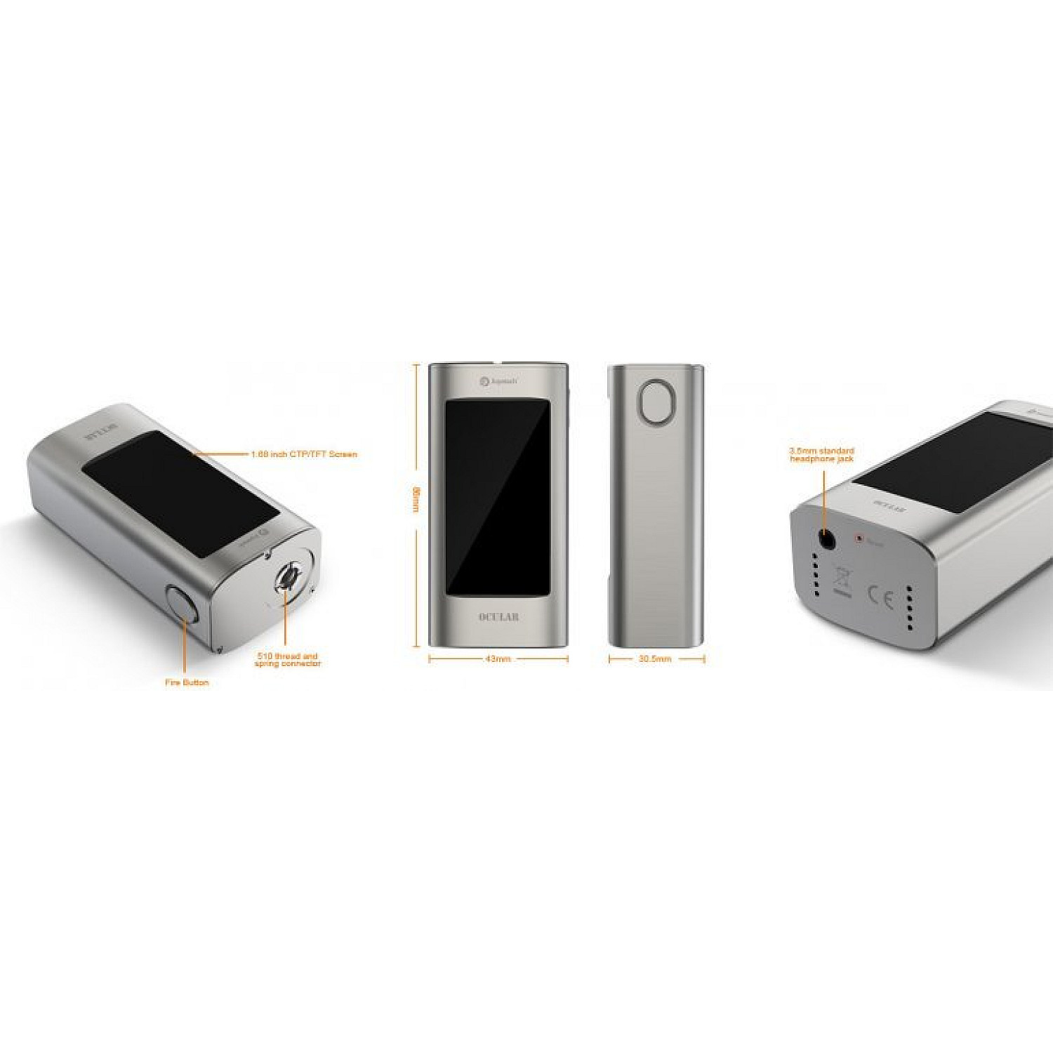 Joyetech Ocular Dokunmatik Elektronik Sigara Mod 80 W - En Uygun Fiyatlı Orijinal Ürün