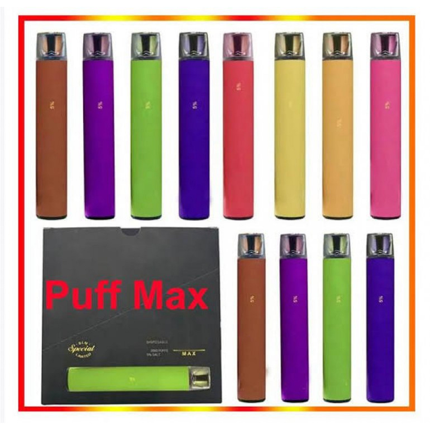 Puff Bar - Max 2000 Puff Tek Kullanımlık Elektronik Sigara - En Uygun Fiyatlı Orijinal Ürün
