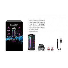SMOK - IPX 80 Pod Mod 80W 3000 mah Elektronik Sigara Kit - En Uygun Fiyatlı Orijinal Ürün