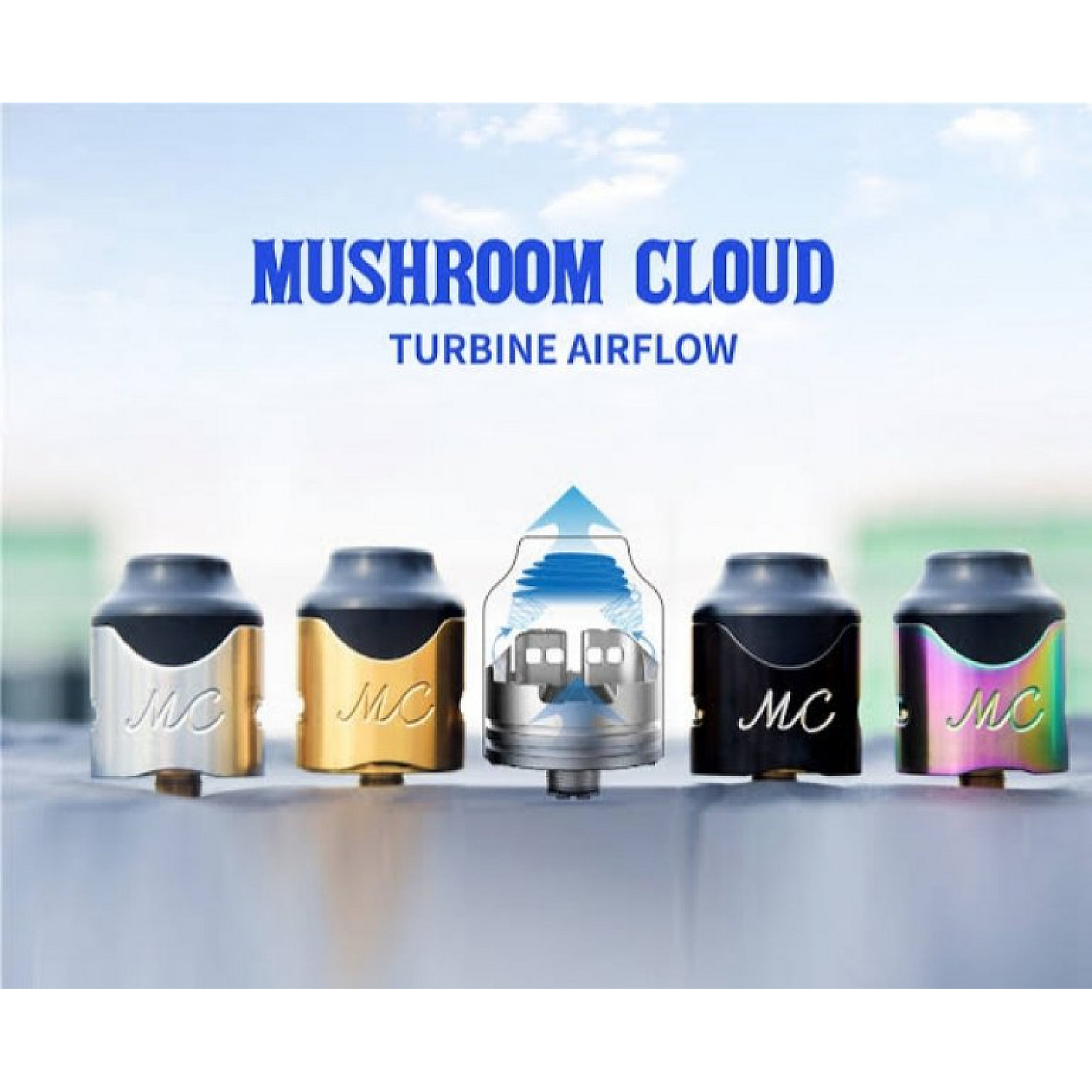 Smokjoy - Mushroom Cloud Rda 24 mm Elektronik Sigara Atomizer - En Uygun Fiyatlı Orijinal Ürün