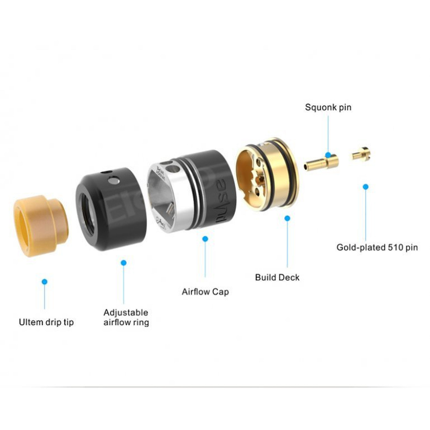 Vandy Vape Pulse 24 RDA Elektronik Sigara Atomizer - En Uygun Fiyatlı Orijinal Ürün