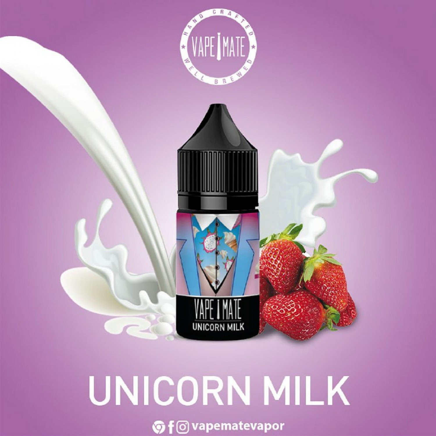 Vape Mate - Unicorn Milk 30 ml Salt Likit