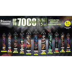 Vapesring - Mega Plus 7000 Puff Şarj Edilebilen Tek Kullanımlık Elektronik Sigara - En Uygun Fiyatlı Orijinal Ürün