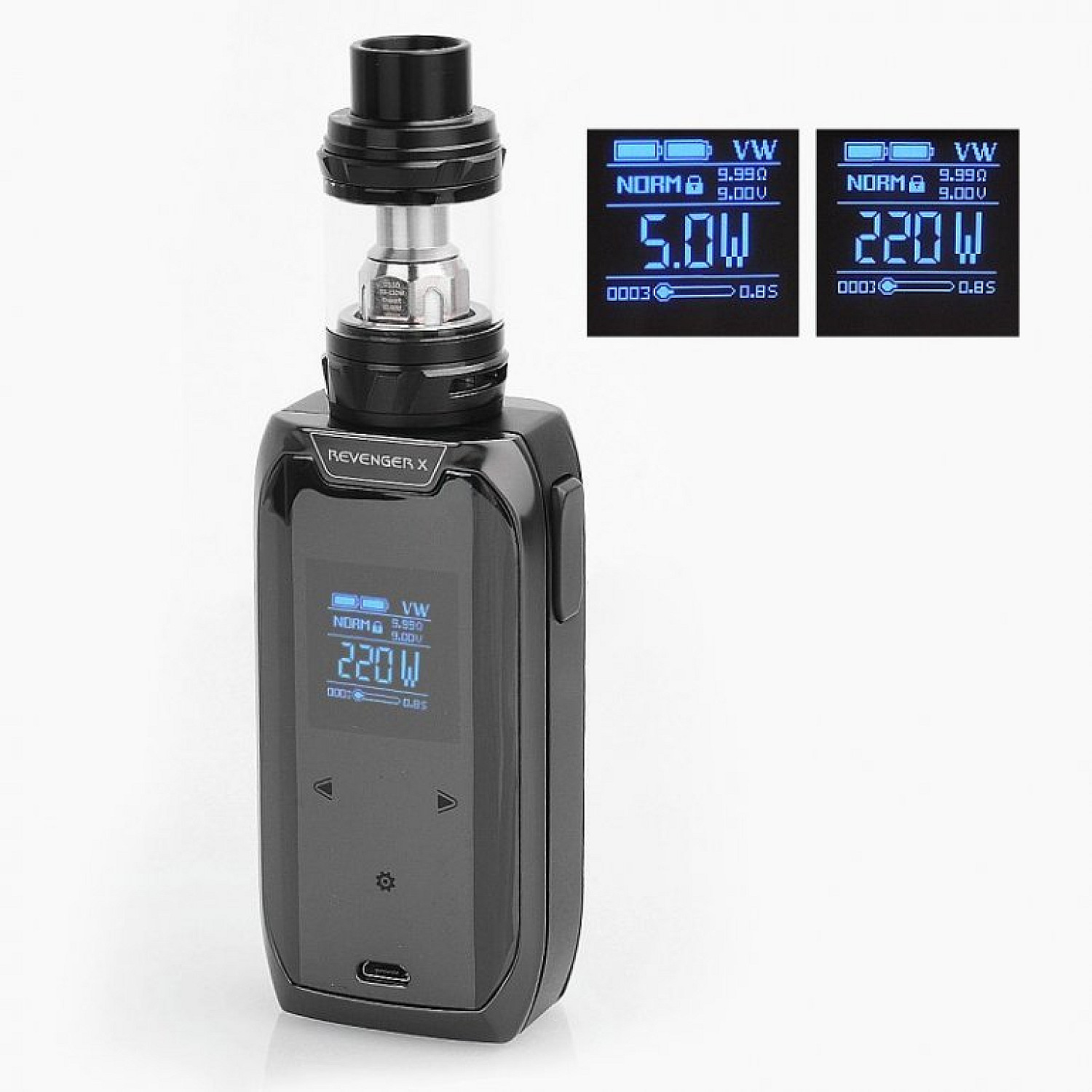 Vaporesso Revenger X Dokunmatik Ekran 220W Elektronik Sigara Kit - En Uygun Fiyatlı Orijinal Ürün