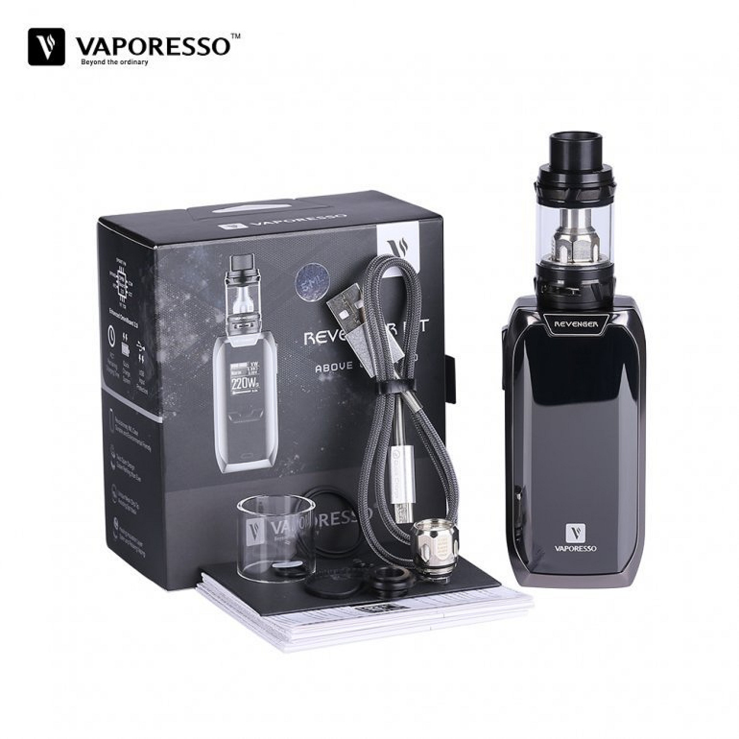 Vaporesso Revenger X Dokunmatik Ekran 220W Elektronik Sigara Kit - En Uygun Fiyatlı Orijinal Ürün