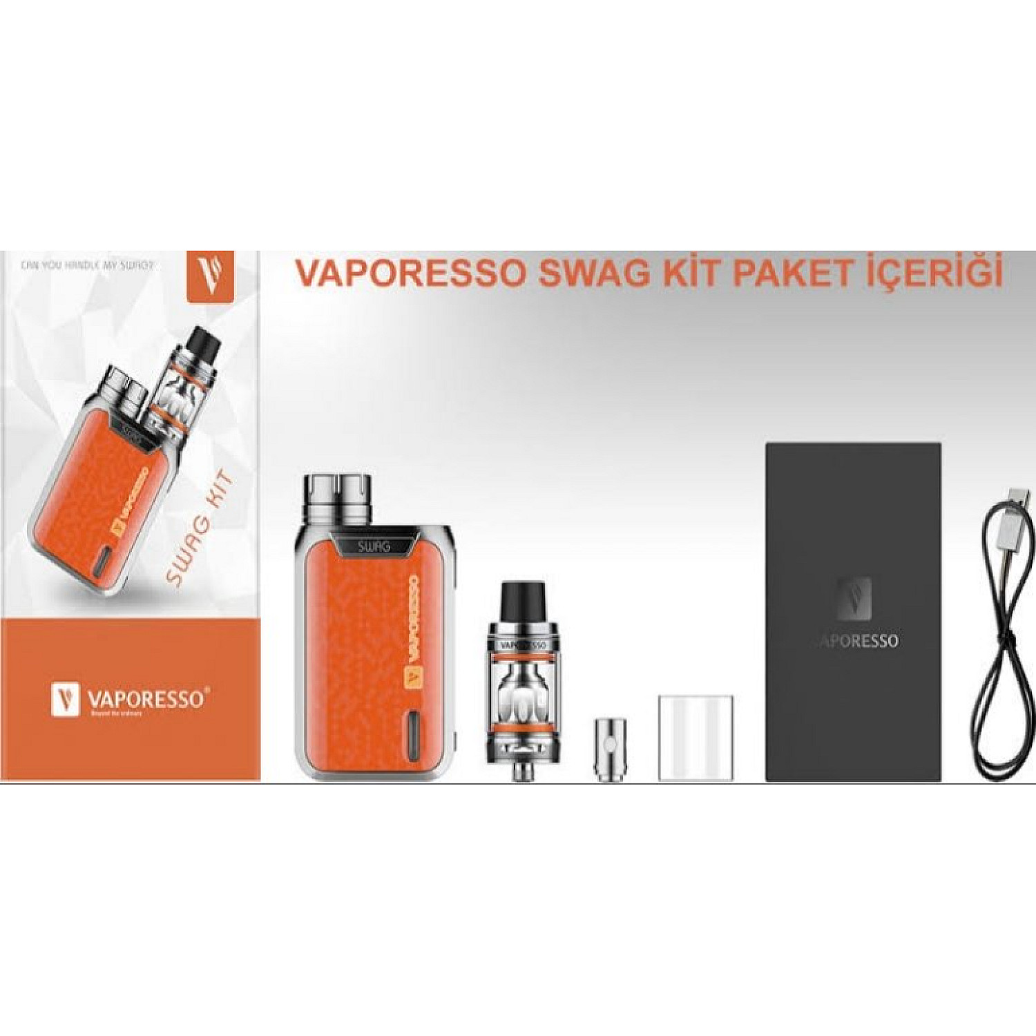 Vaporesso SWAG 80w Elektronik Sigara Kit - En Uygun Fiyatlı Orijinal Ürün