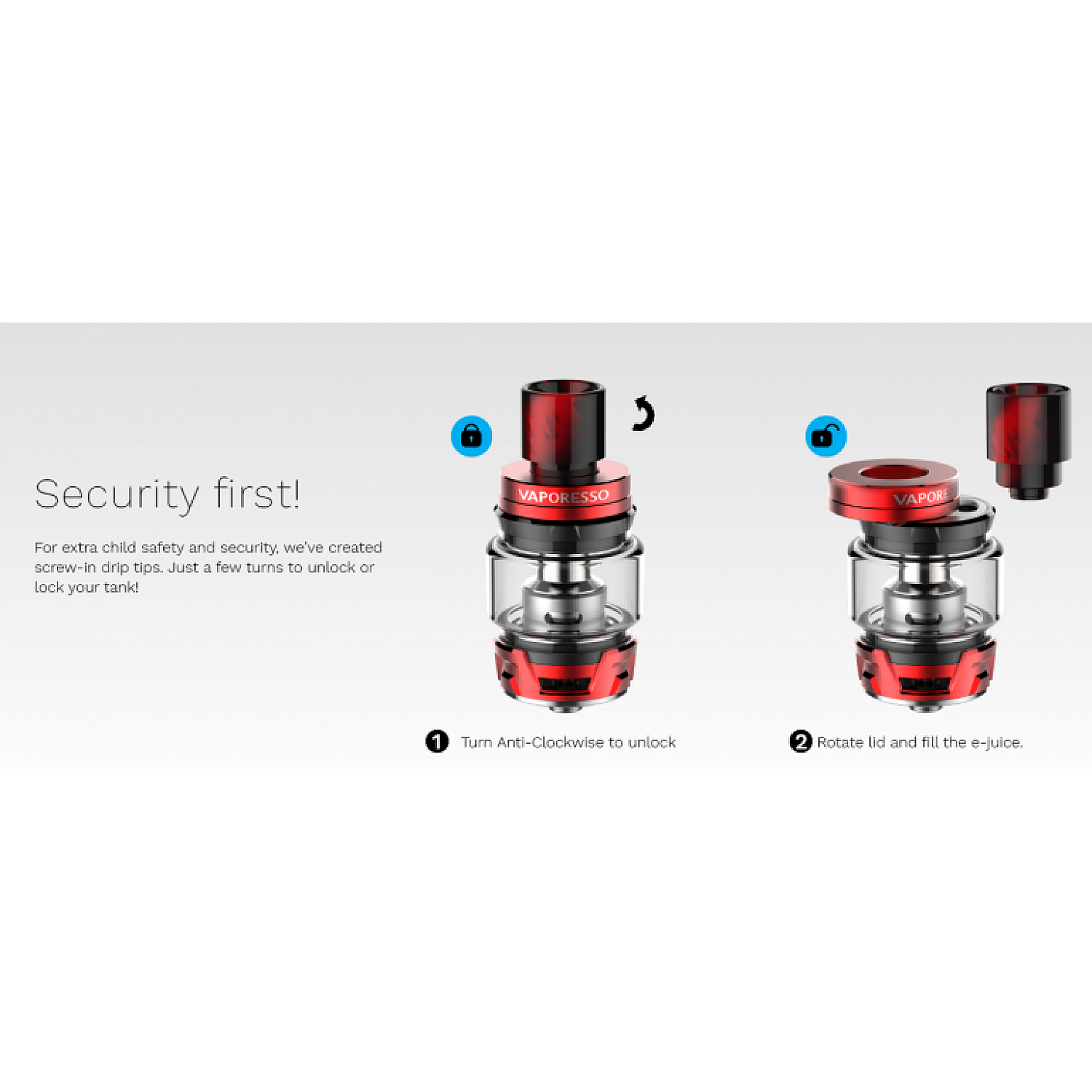 Vaporesso - Skrr-S Sub oHm 8 ml Tank Elektronik Sigara Atomizer - En Uygun Fiyatlı Orijinal Ürün