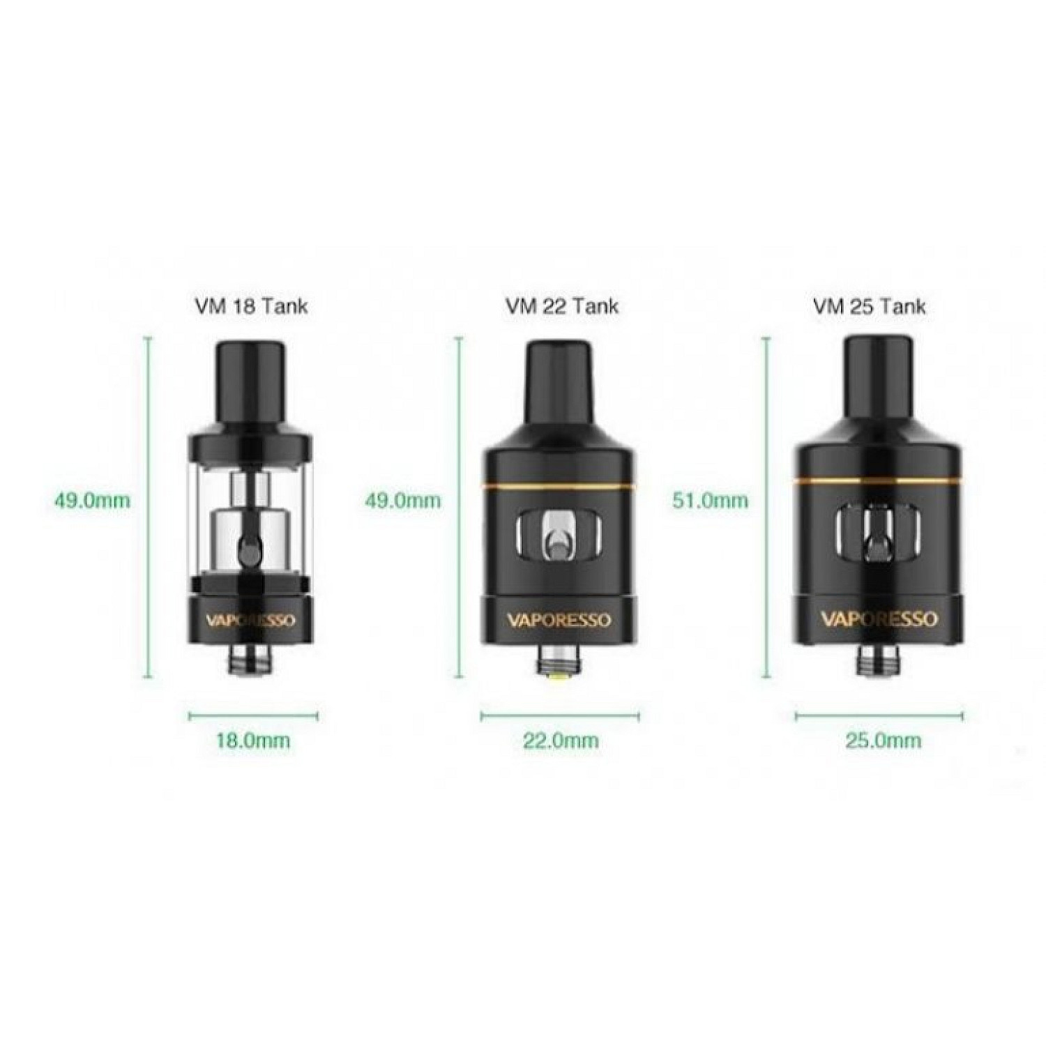 Vaporesso - Target Mini Elektronik Sigara Atomizer (22mm) - En Uygun Fiyatlı Orijinal Ürün