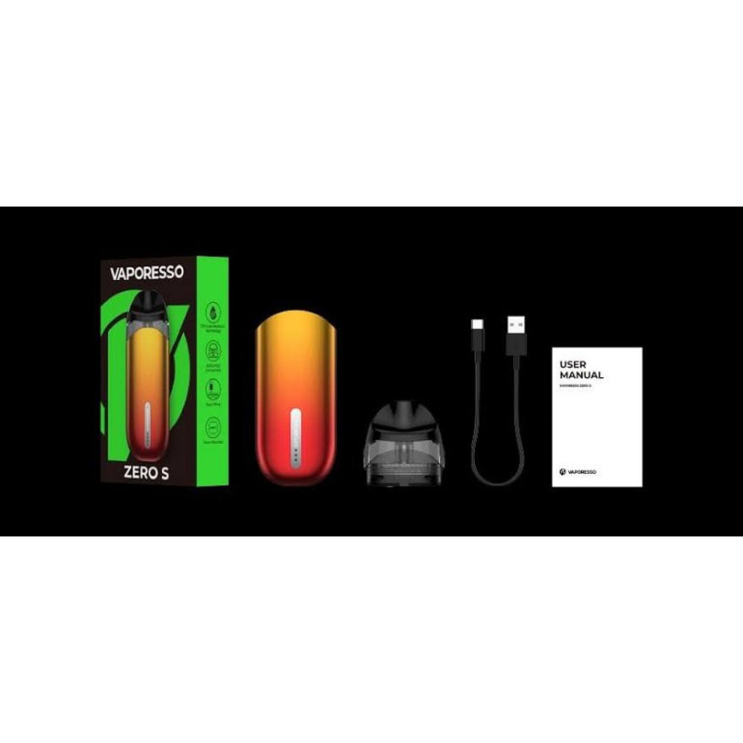 Vaporesso - Zero S 650 Mah Pod Mod Elekronik Sigara Kit - En Uygun Fiyatlı Orijinal Ürün
