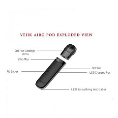 Veiik - Airo 500mAh (Upgraded) Pod Mod Elektronik Sigara Kit - En Uygun Fiyatlı Orijinal Ürün