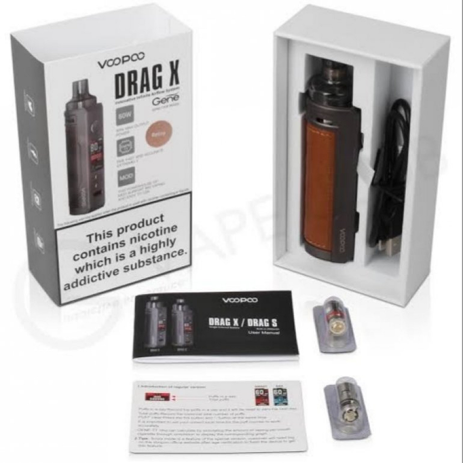 Voopoo - Drag X 80 W Pod Mod Elektronik Sigara Kit - En Uygun Fiyatlı Orijinal Ürün