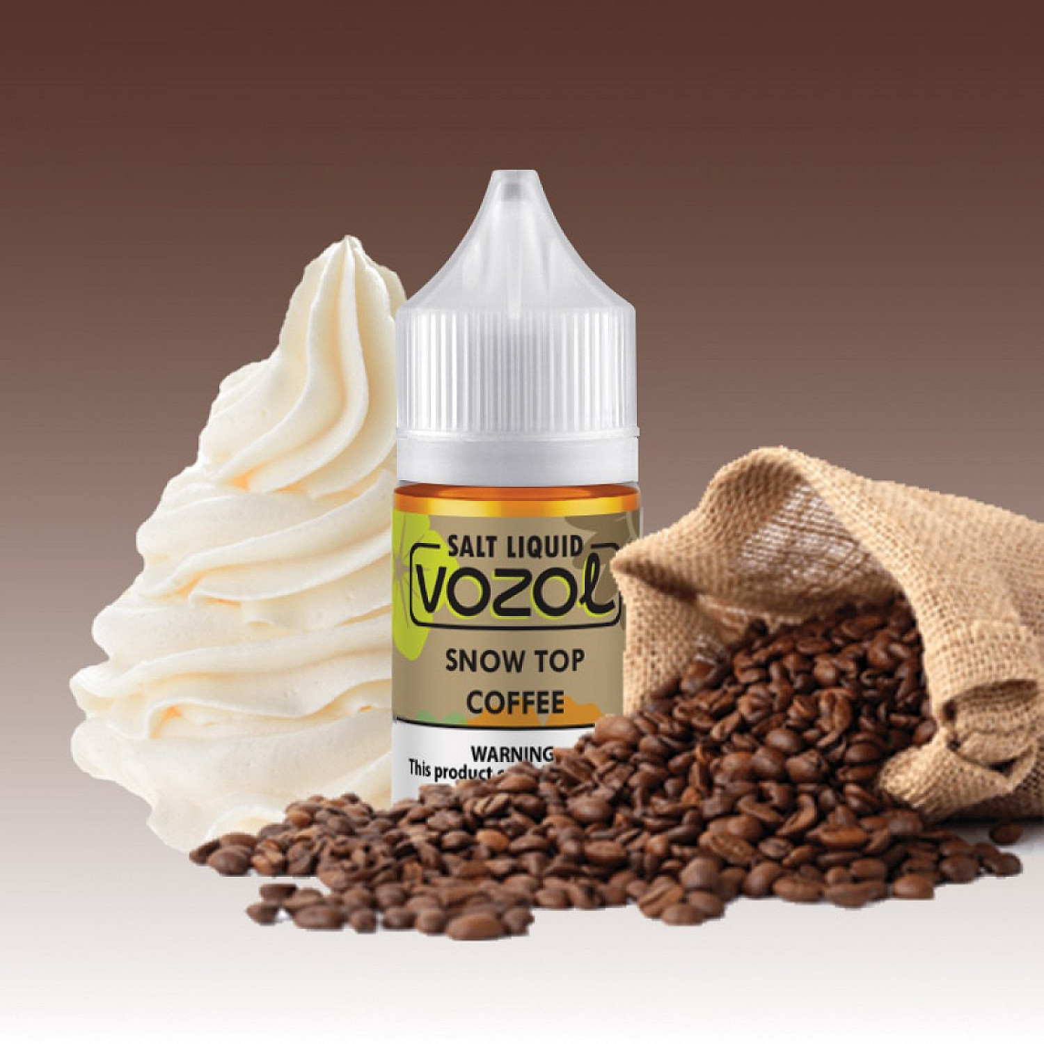 Vozol Bar - Snow Top Coffee 30 ml Salt Likit