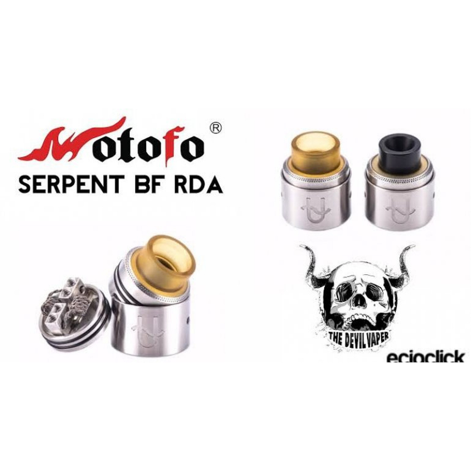 Wotofo - Serpent BF RDA Elektronik Sigara Atomizer - En Uygun Fiyatlı Orijinal Ürün