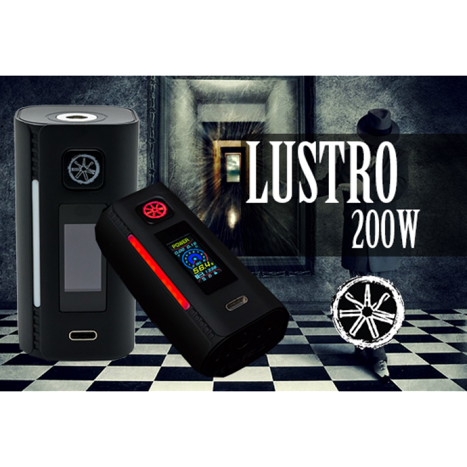 asMODus - Lustro 200W Box Elektronik Sigara Mod