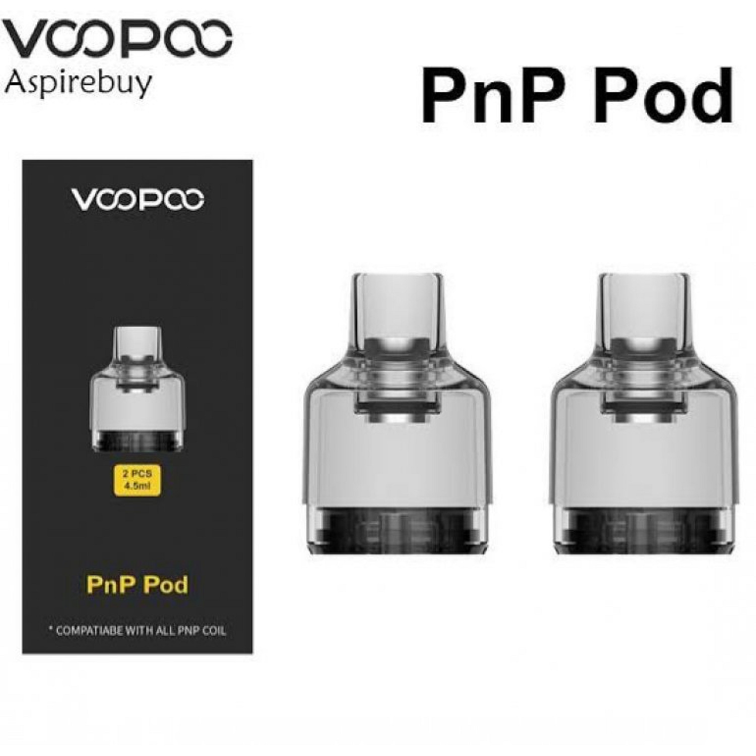 Voopoo - Drag X/S Pod Pnp Kartuş 4.5 ml - En Uygun Fiyatlı Orijinal Ürün